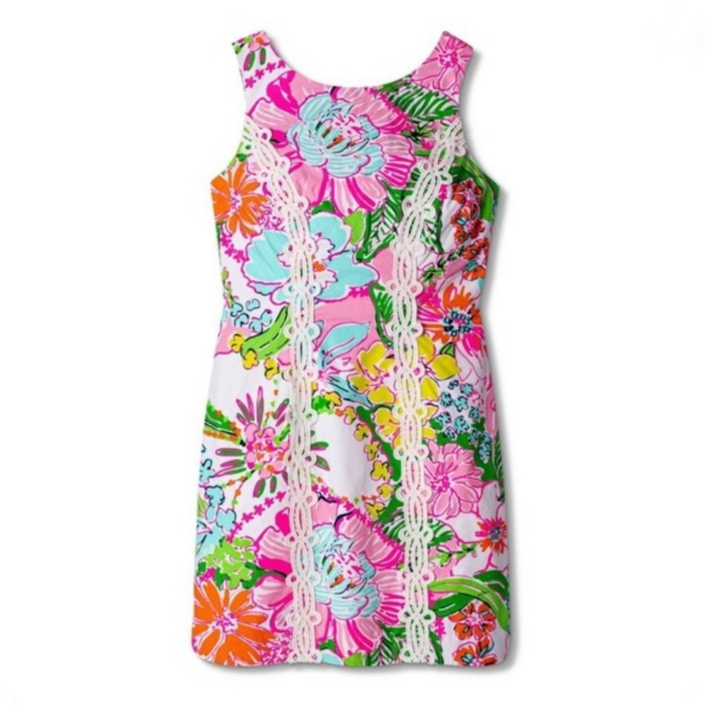 LILLY PULITZER For TARGET EUC Floral Shift Dress - Picture 3 of 3